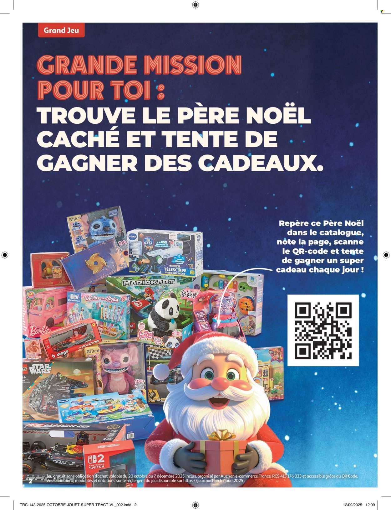 Catalogue AUCHAN - La fabuleuse mission de Noël dans votre super