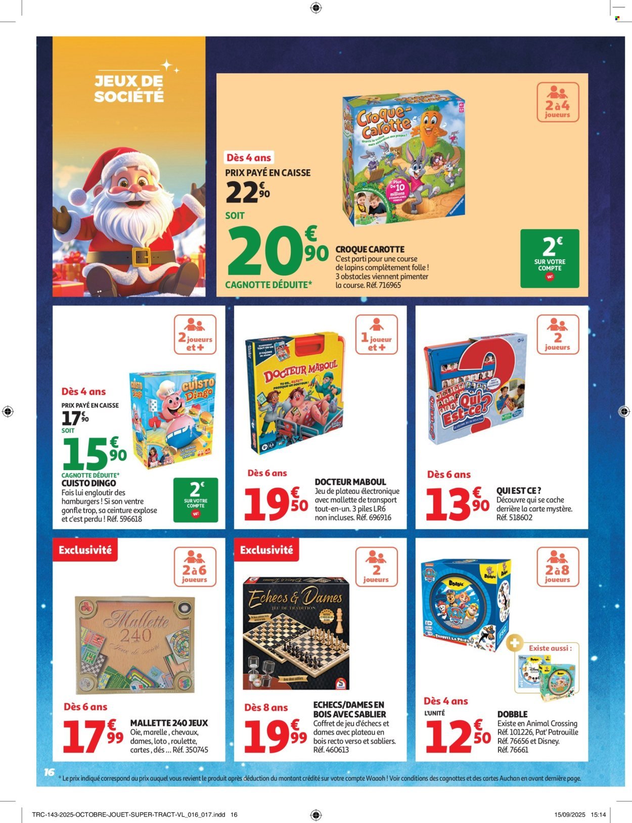 Catalogue AUCHAN - La fabuleuse mission de Noël dans votre super