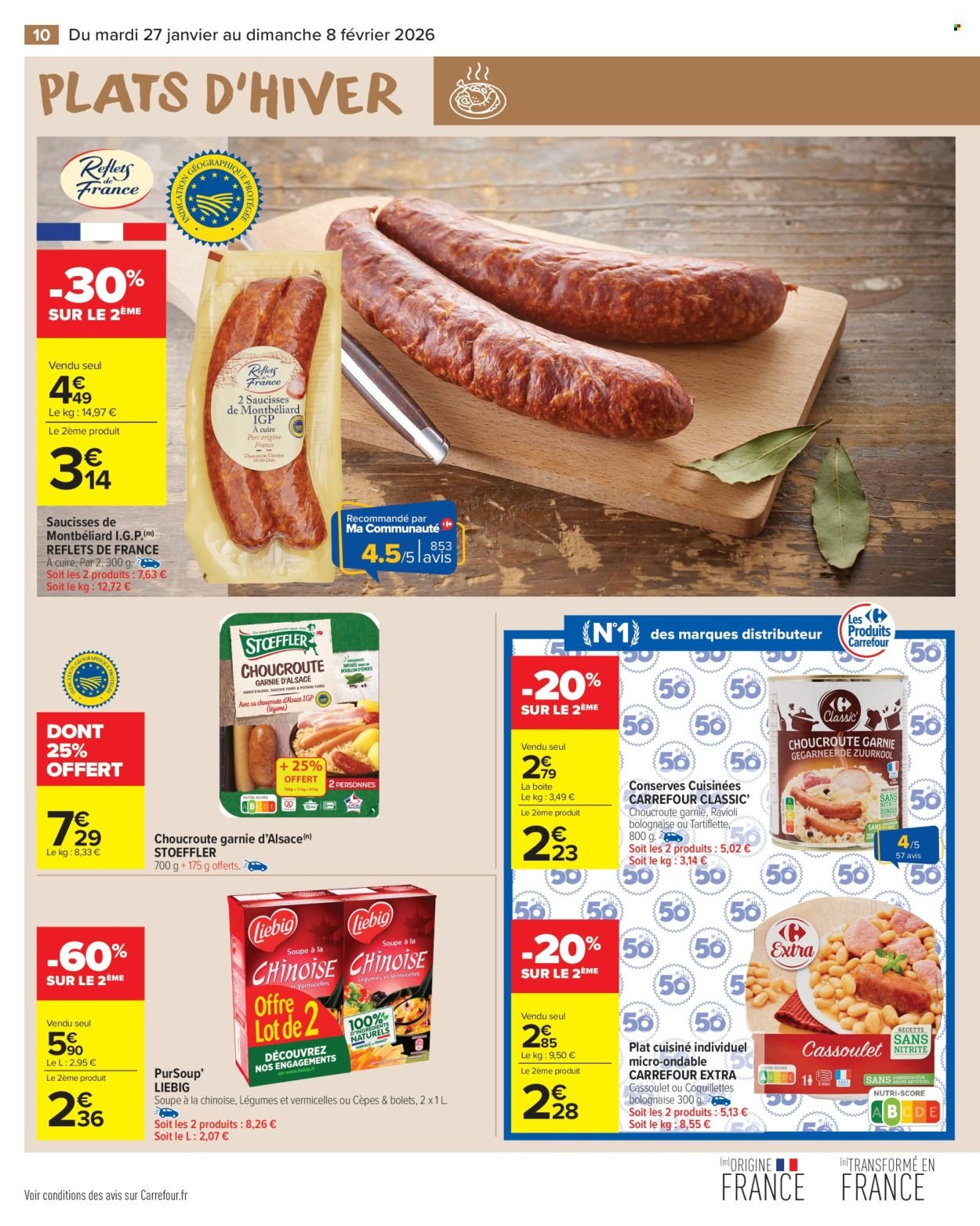 Catalogue CARREFOUR MARKET - PLATS D'HIVER !
