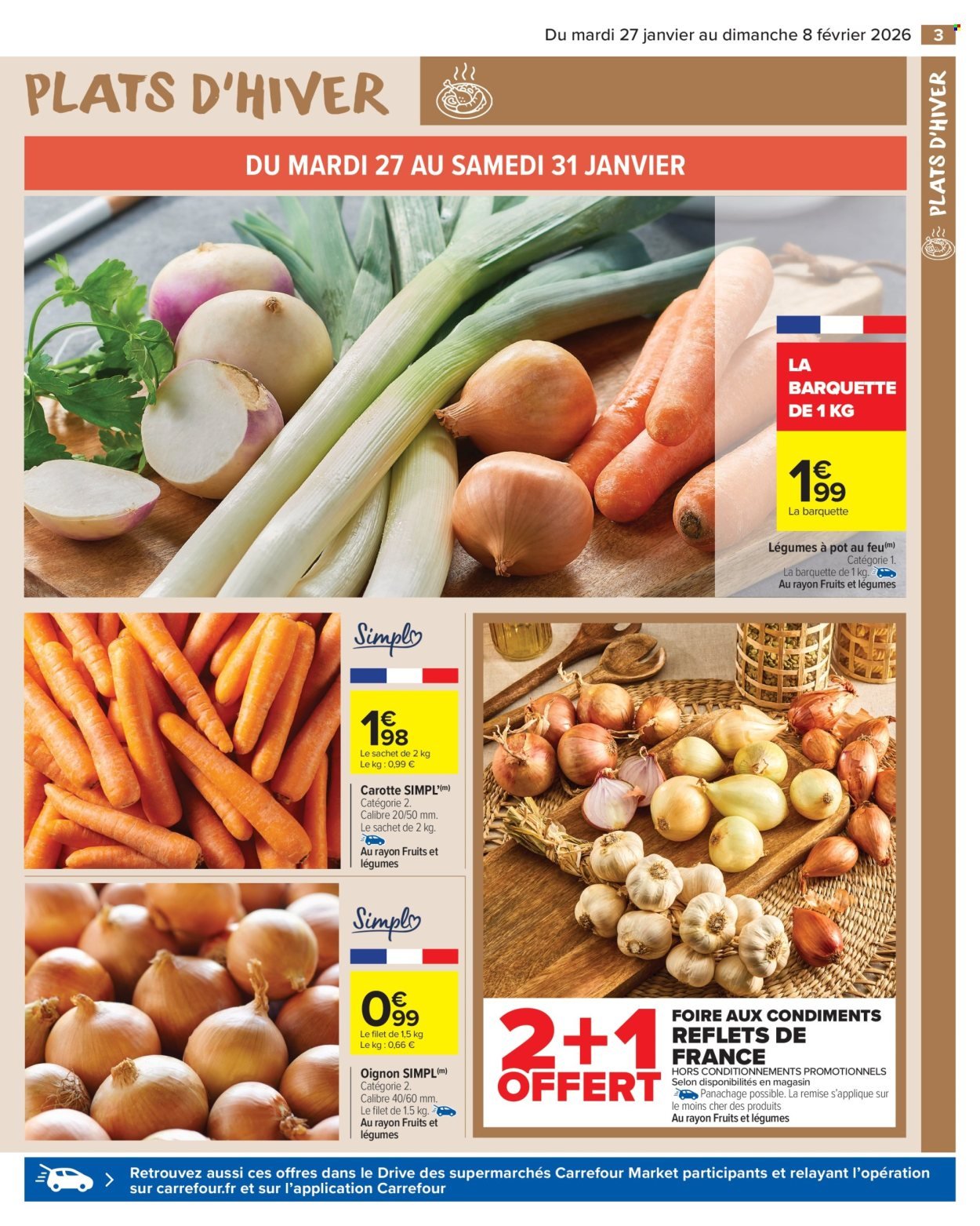 Catalogue CARREFOUR MARKET - PLATS D'HIVER !
