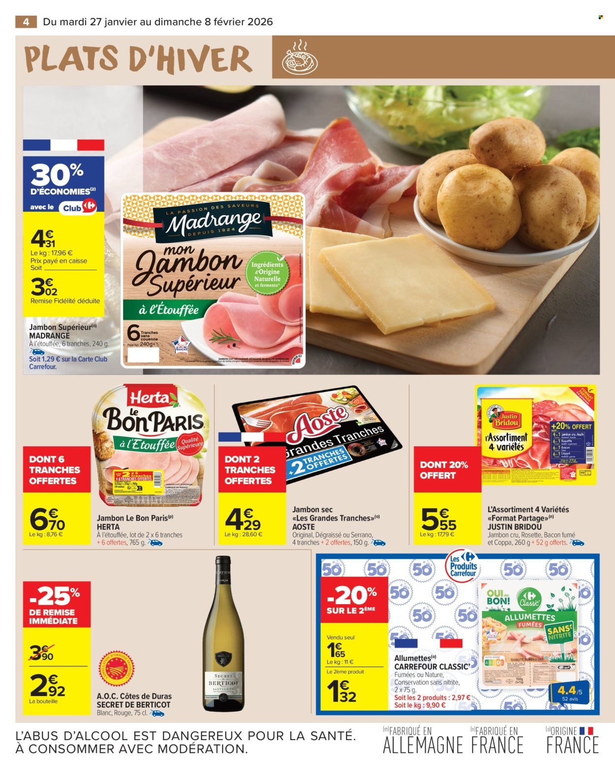 Catalogue CARREFOUR MARKET - PLATS D'HIVER !