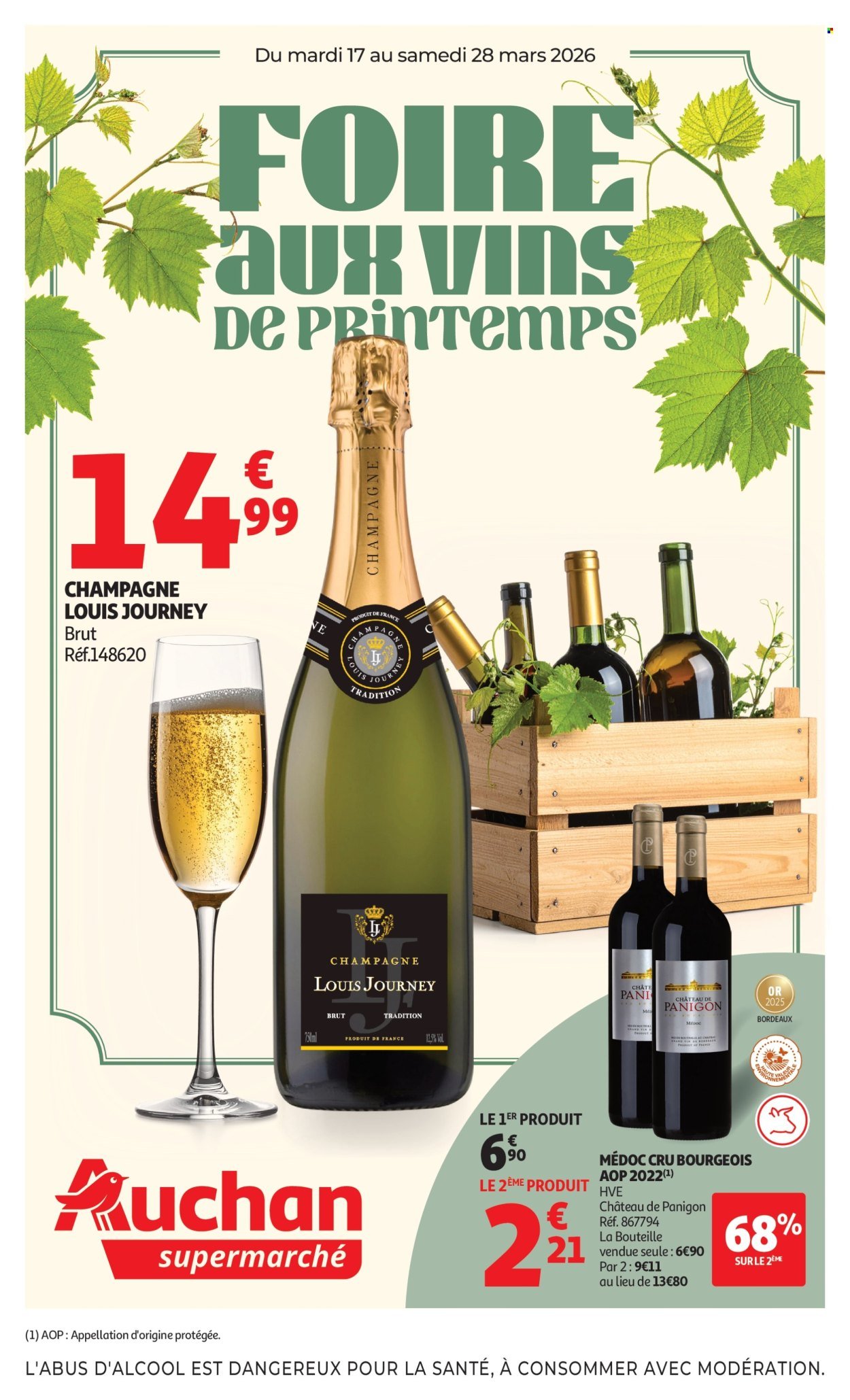 Catalogue AUCHAN - Foire aux vins supers