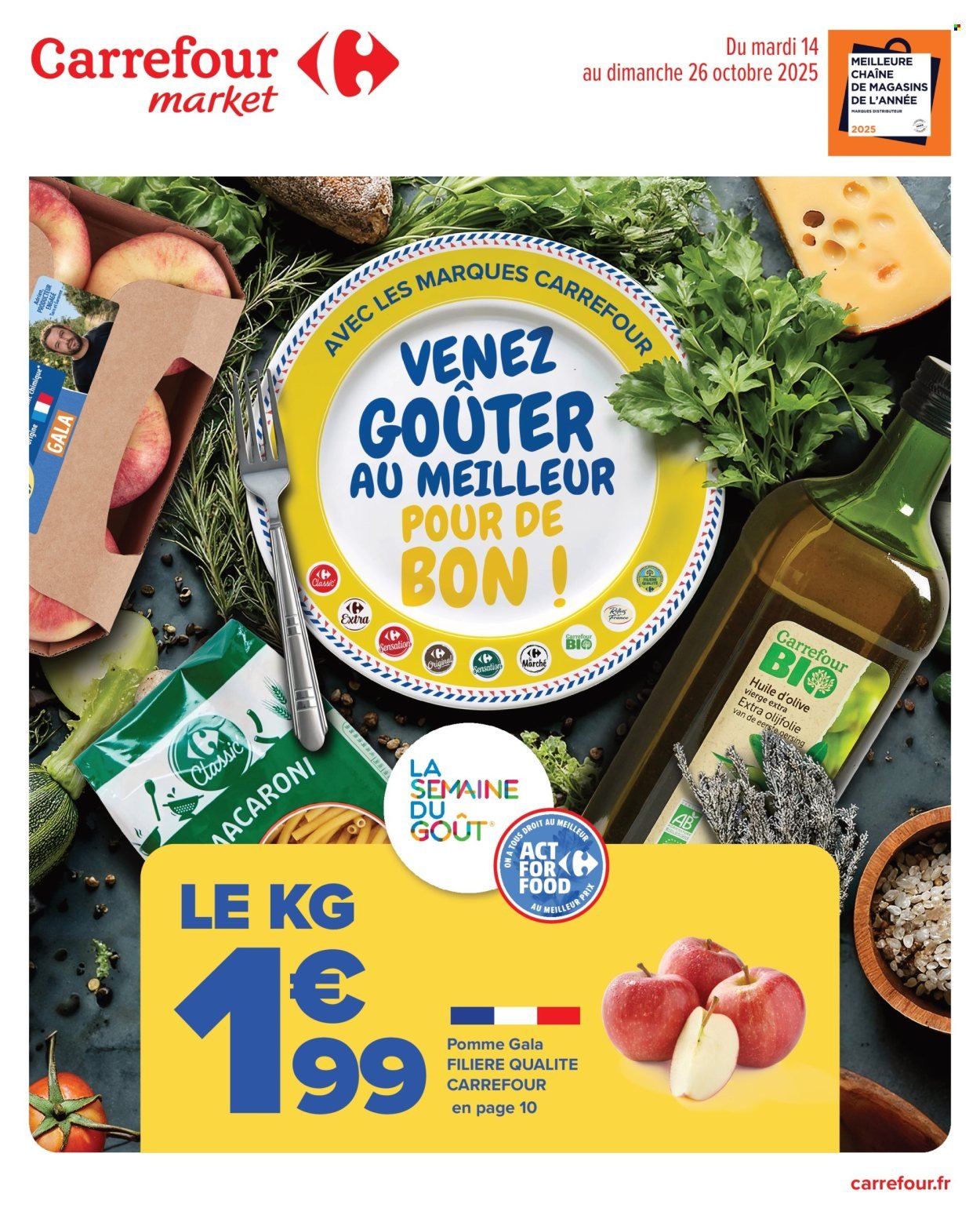 Catalogue CARREFOUR MARKET - LA SEMAINE DU GOÛT (2025-10-14 - 2025-10-26)