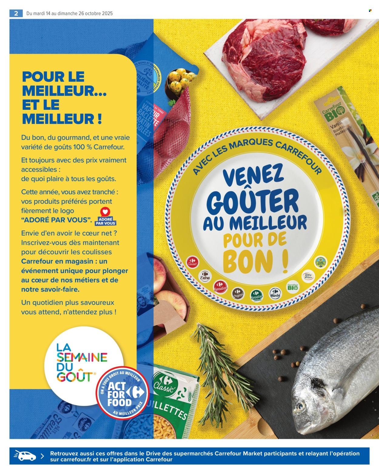 Catalogue CARREFOUR MARKET - LA SEMAINE DU GOÛT (2025-10-14 - 2025-10-26)