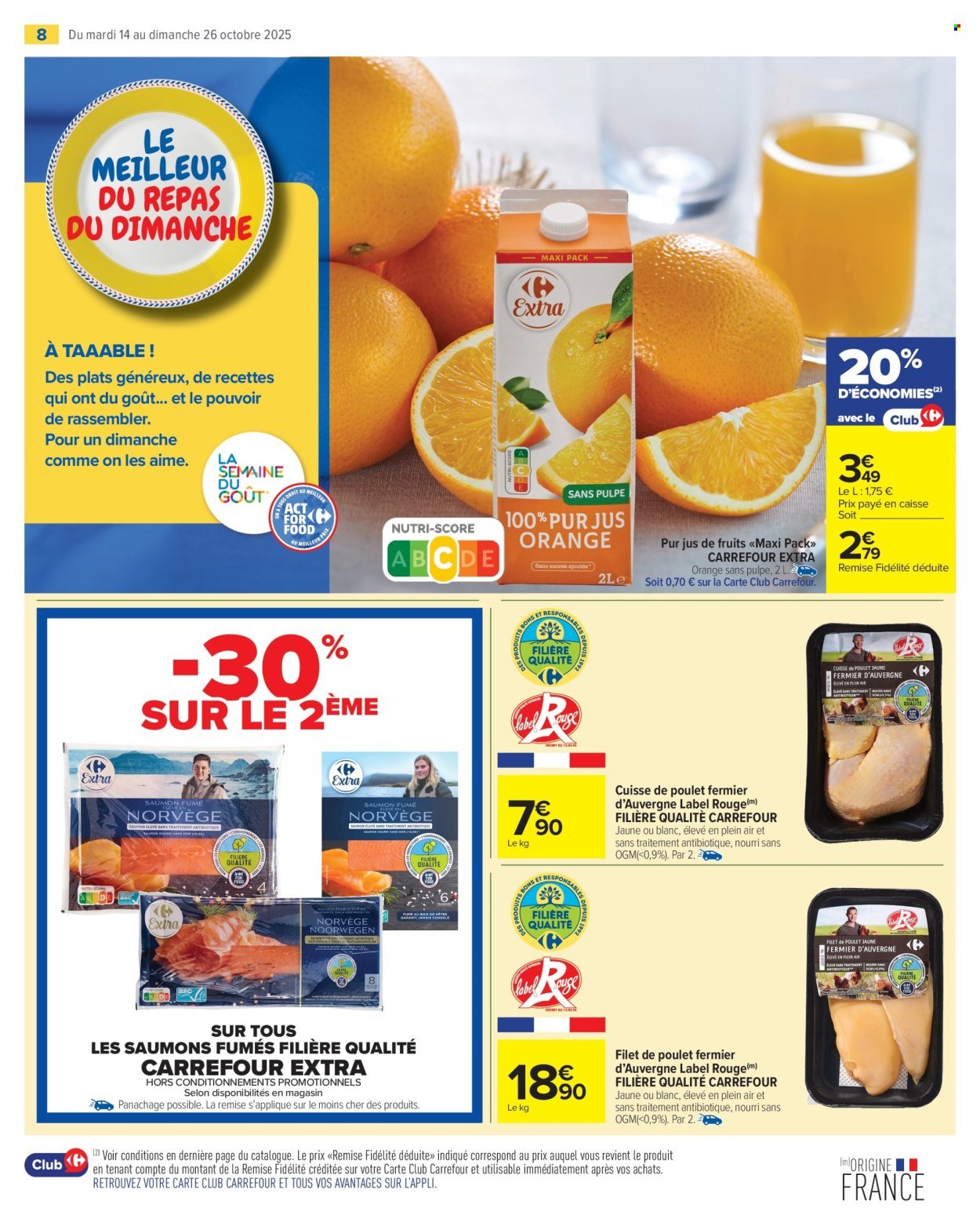 Catalogue CARREFOUR MARKET - LA SEMAINE DU GOÛT (2025-10-14 - 2025-10-26)