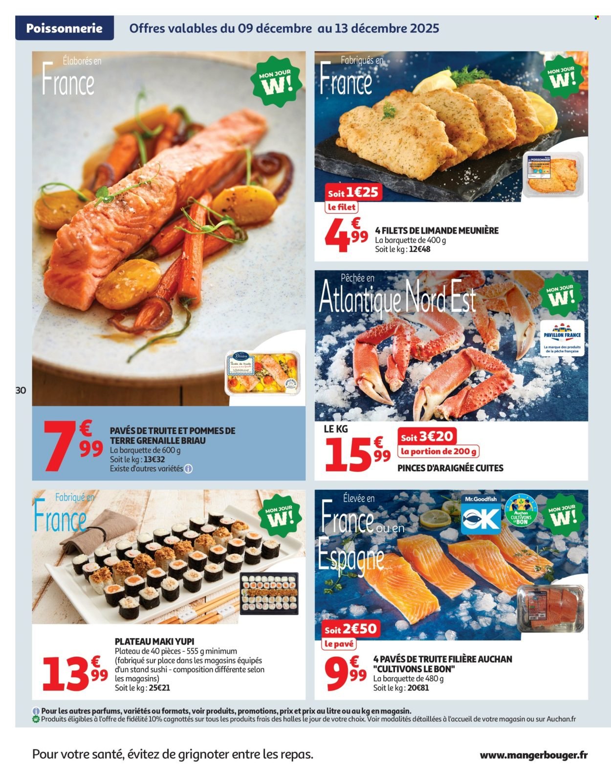 Catalogue AUCHAN - Des petits prix, on en a plein dans nos filets (2025-12-09 - 2025-12-14)