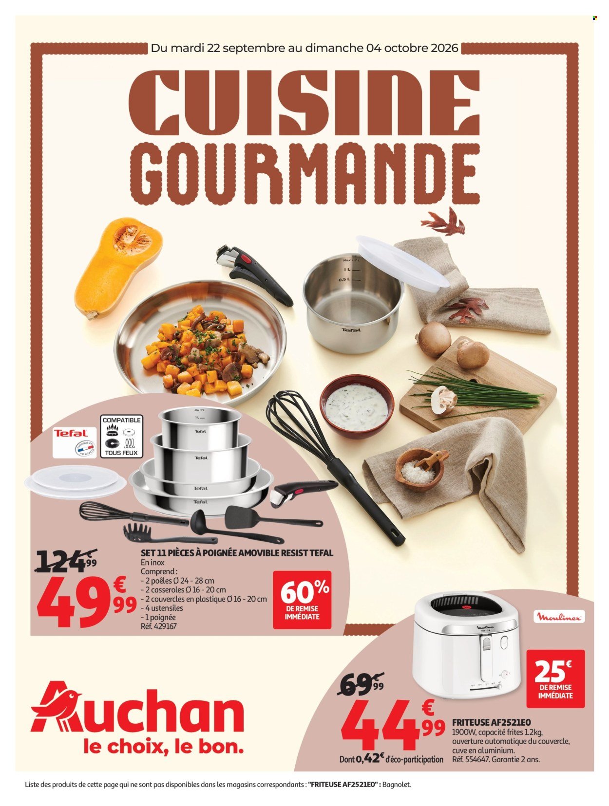 Catalogue AUCHAN - Cuisine gourmande hypers