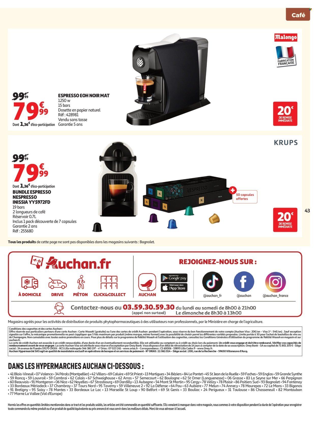 Catalogue AUCHAN - Cuisine gourmande hypers