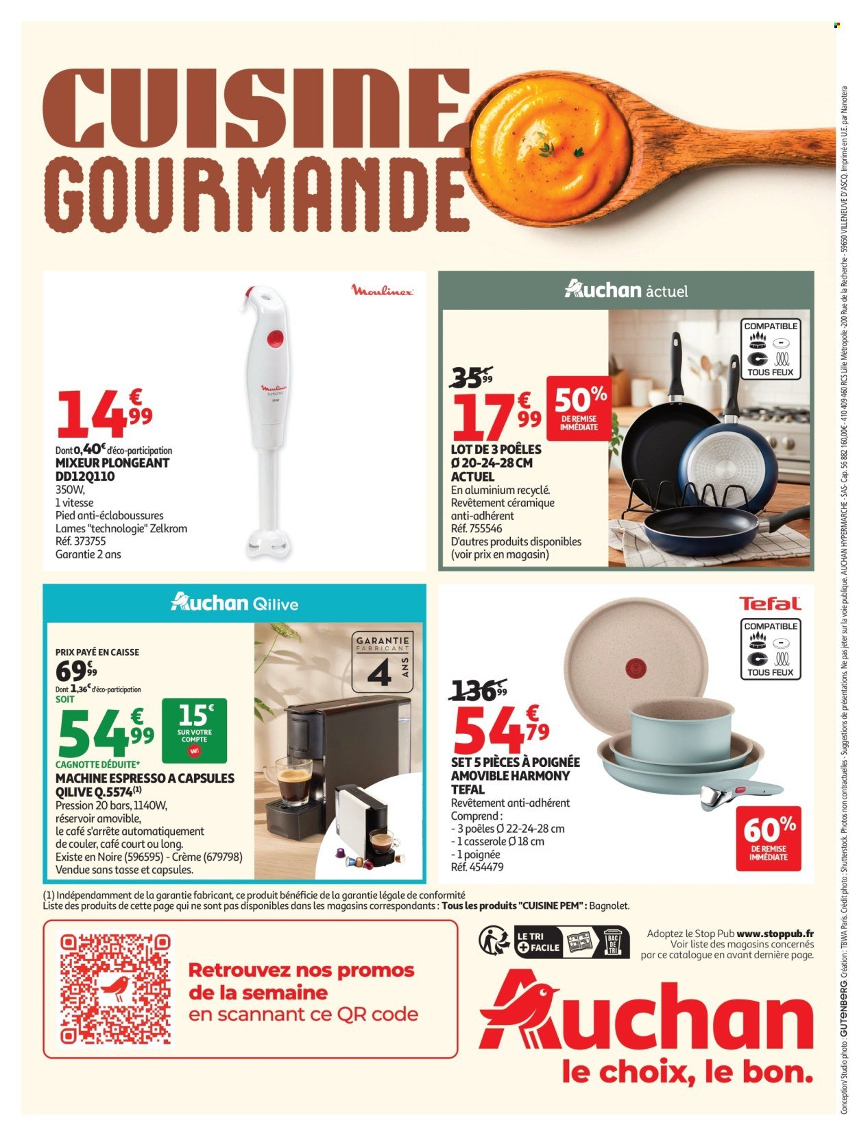 Catalogue AUCHAN - Cuisine gourmande hypers
