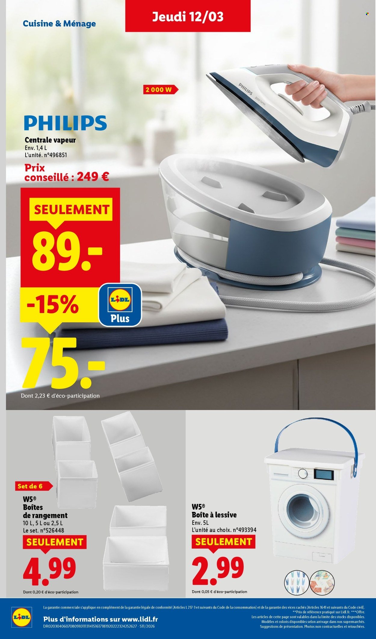 Catalogue LIDL - Les bonnes affaires de la semaine (2026-03-09 - 2026-03-12)