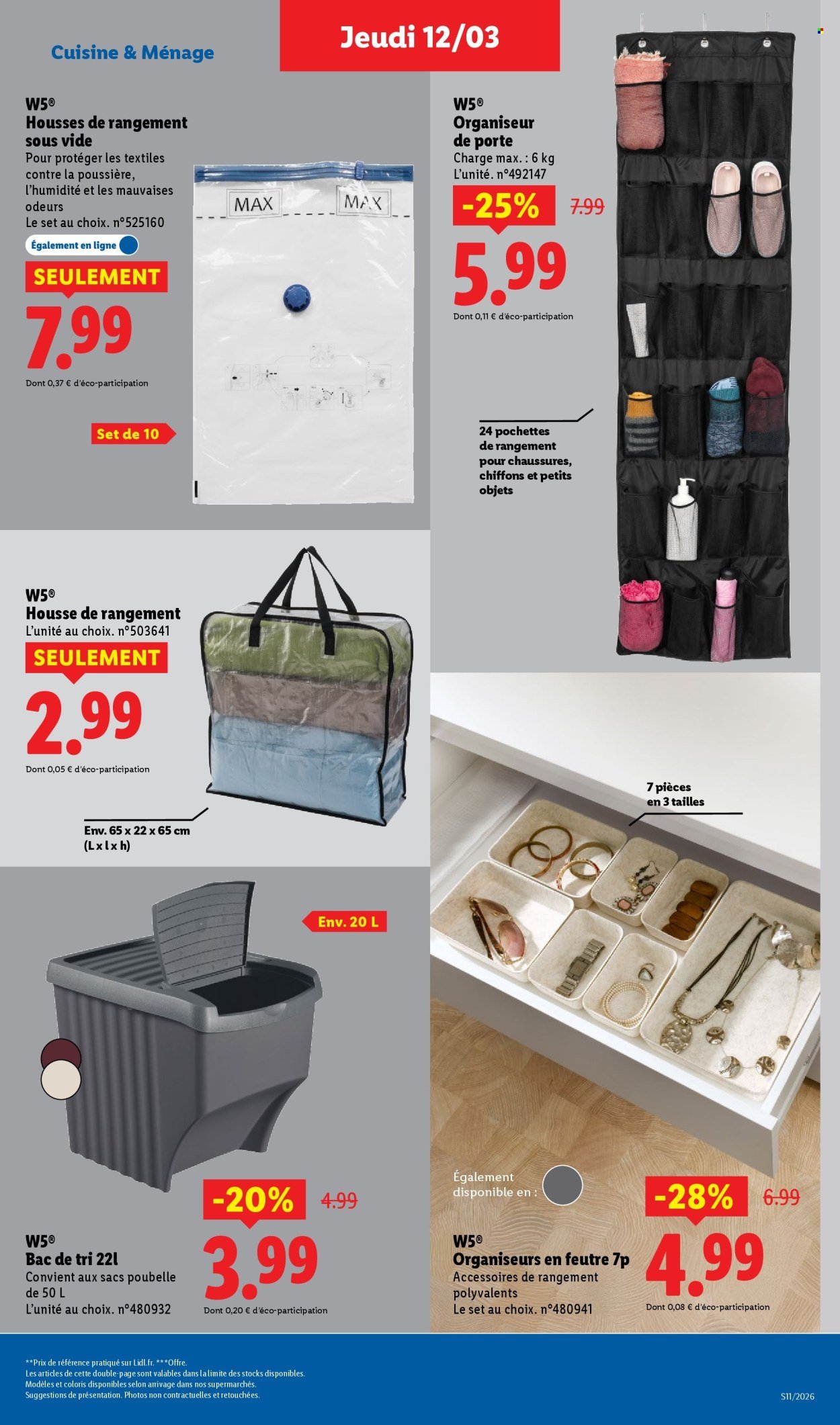Catalogue LIDL - Les bonnes affaires de la semaine (2026-03-09 - 2026-03-12)