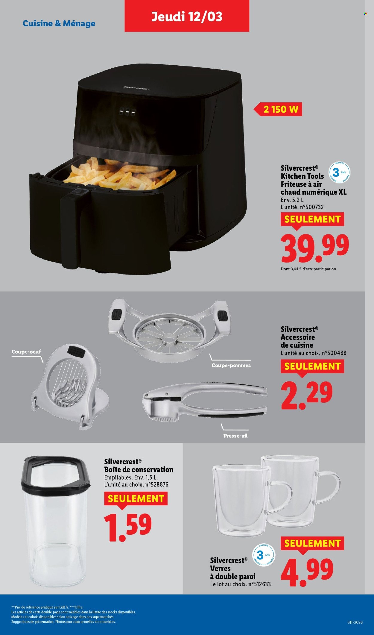 Catalogue LIDL - Les bonnes affaires de la semaine (2026-03-09 - 2026-03-12)