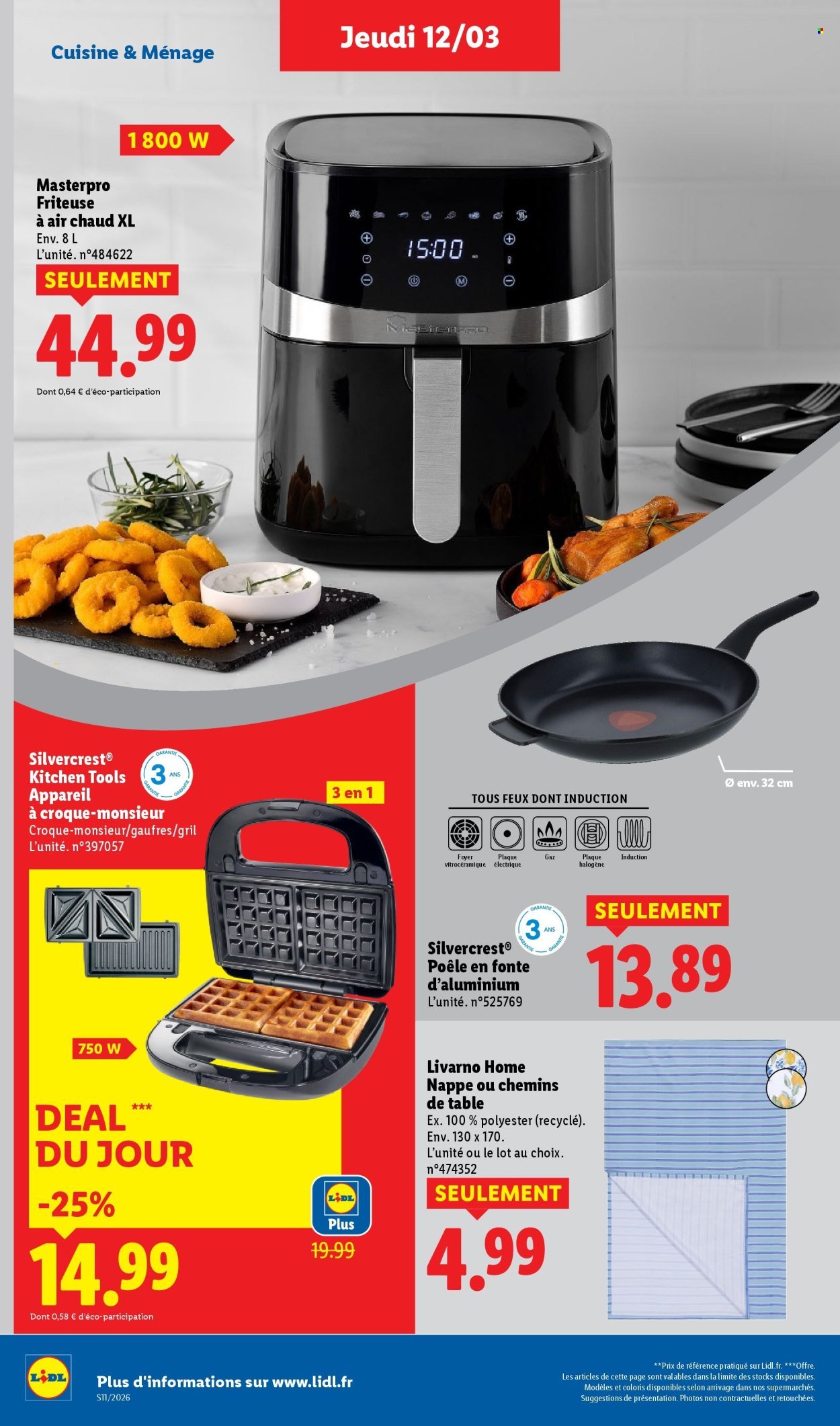Catalogue LIDL - Les bonnes affaires de la semaine (2026-03-09 - 2026-03-12)