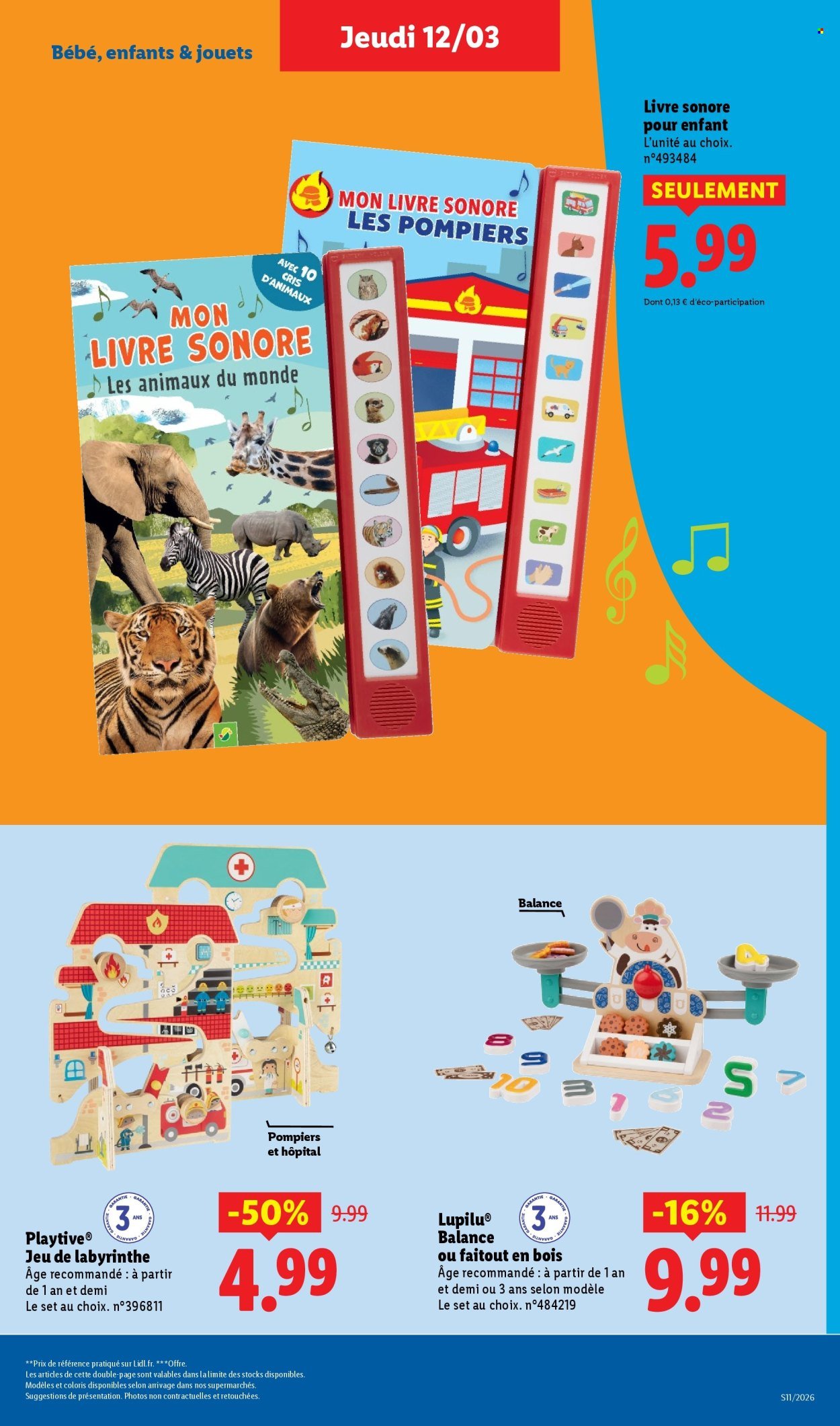 Catalogue LIDL - Les bonnes affaires de la semaine (2026-03-09 - 2026-03-12)