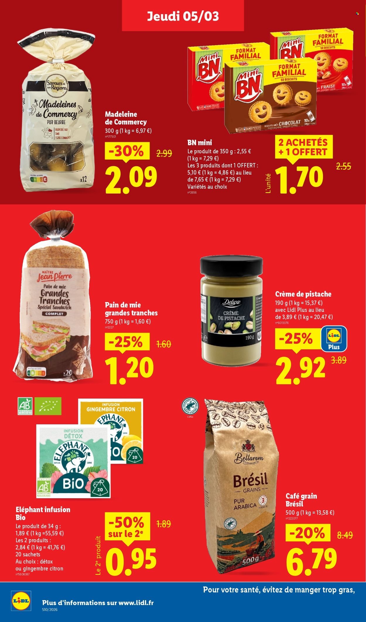 Catalogue LIDL - Les promos de la semaine (2026-03-05 - 2026-03-11)