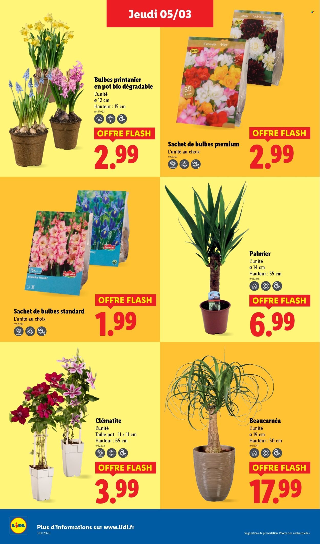Catalogue LIDL - Les promos de la semaine (2026-03-05 - 2026-03-11)