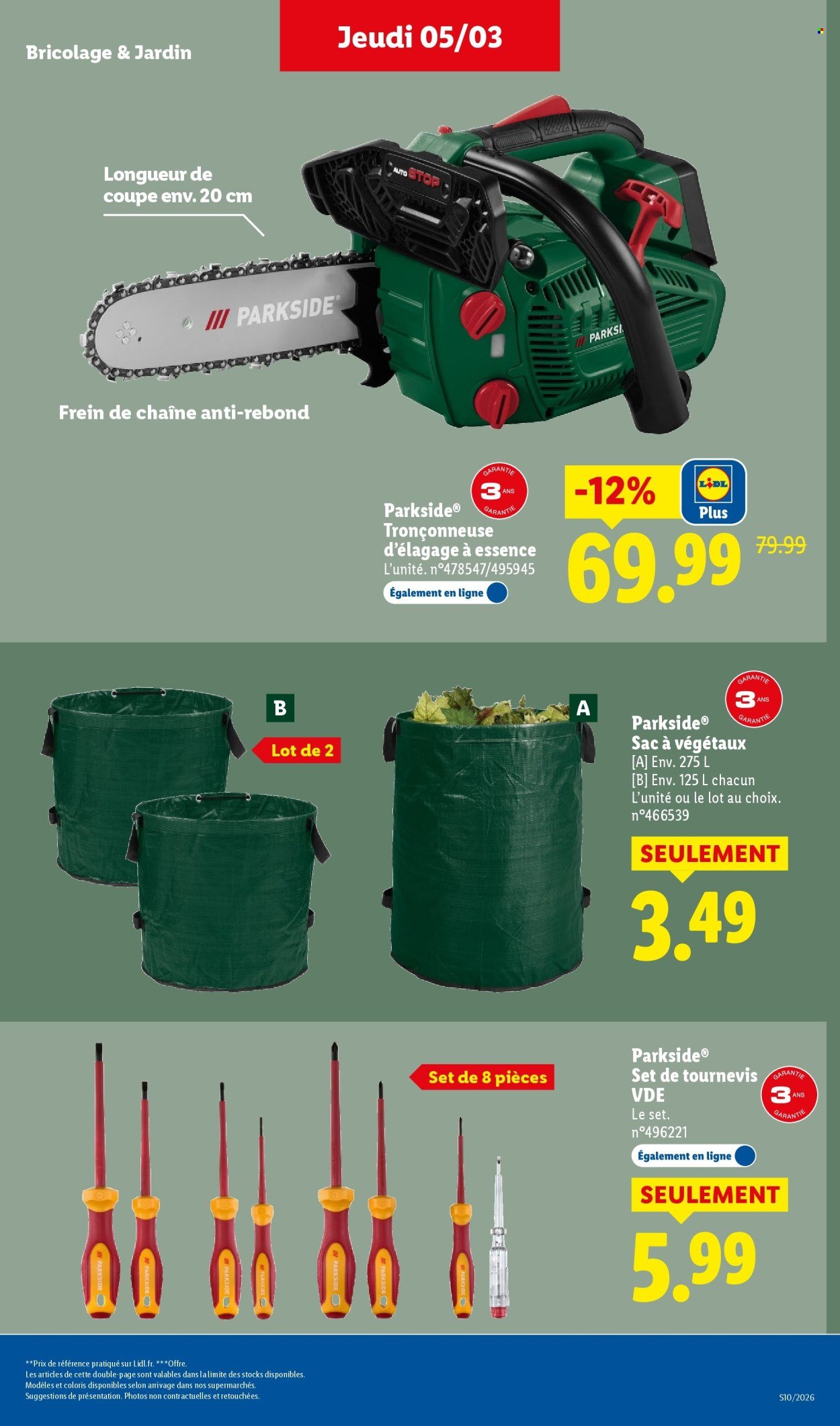 Catalogue LIDL - Les promos de la semaine (2026-03-05 - 2026-03-11)