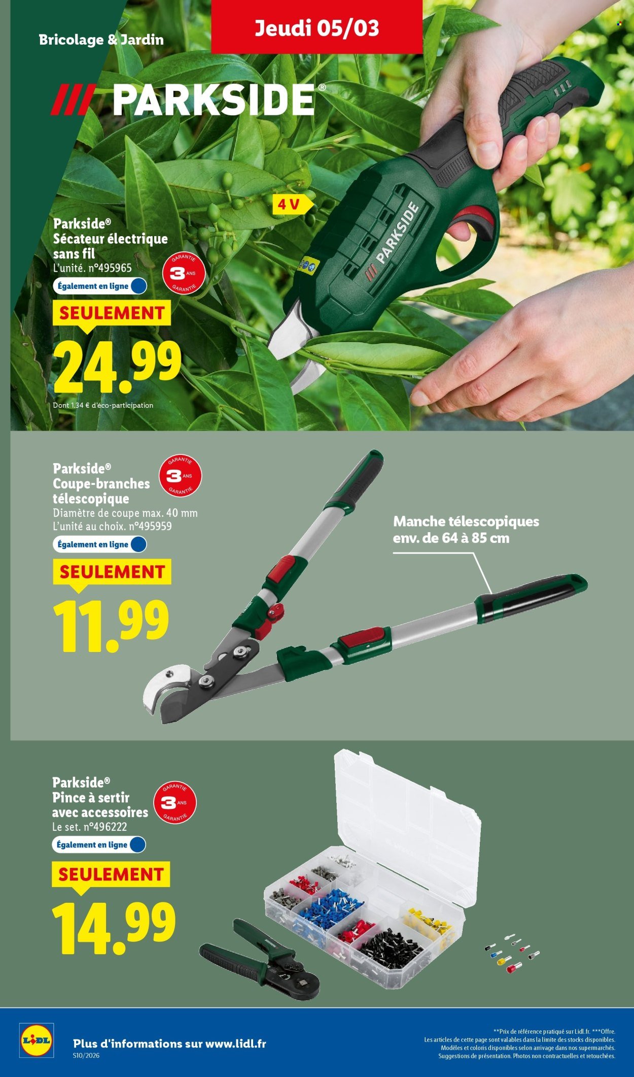 Catalogue LIDL - Les promos de la semaine (2026-03-05 - 2026-03-11)