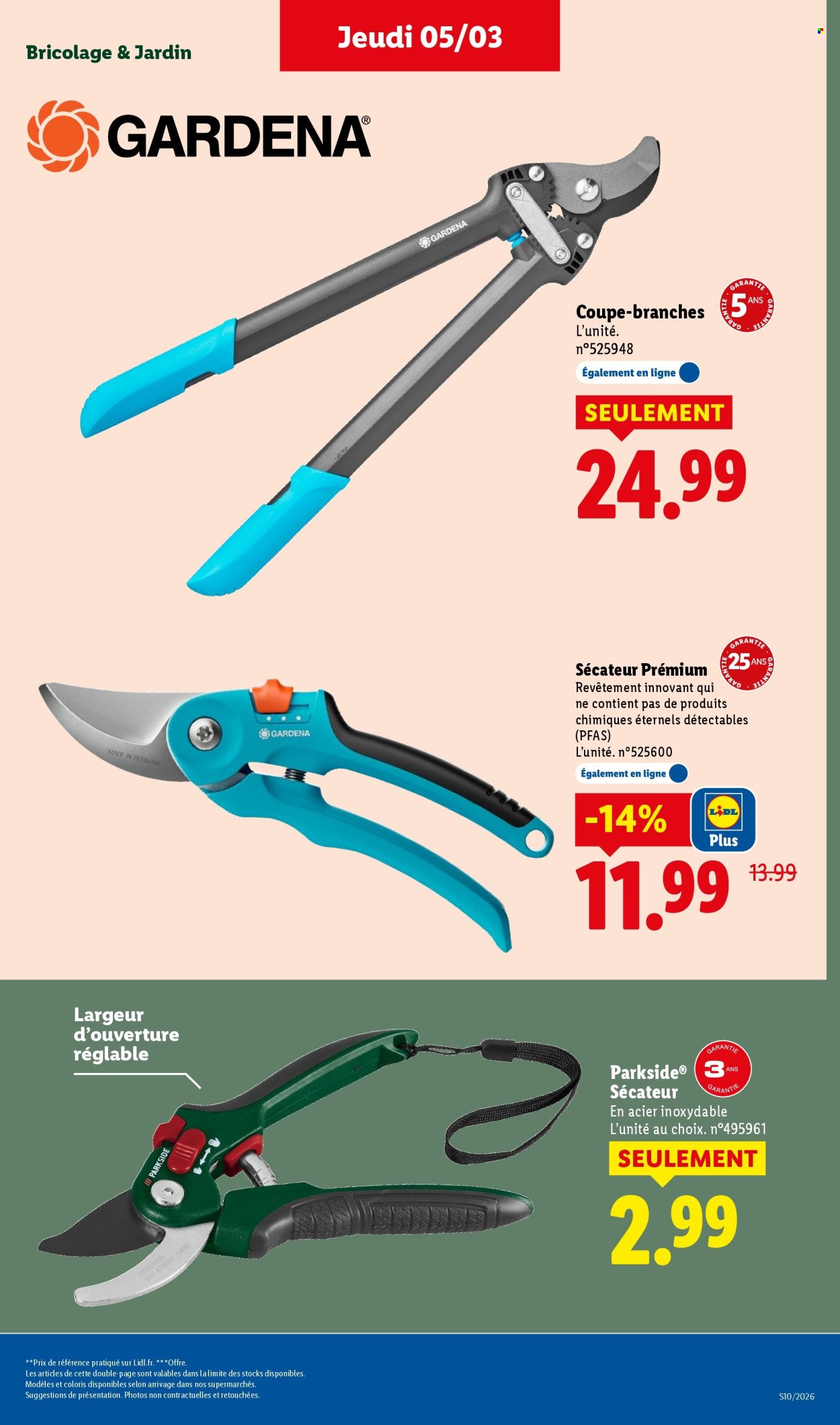 Catalogue LIDL - Les promos de la semaine (2026-03-05 - 2026-03-11)