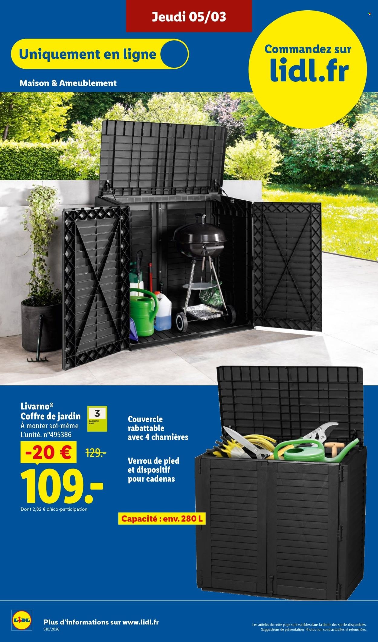 Catalogue LIDL - Les promos de la semaine (2026-03-05 - 2026-03-11)