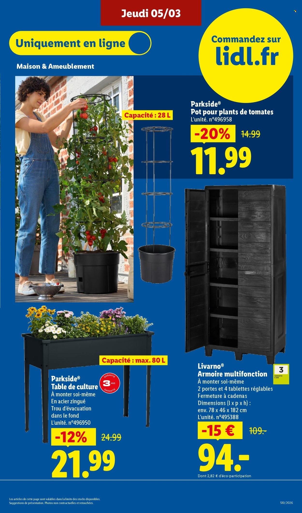 Catalogue LIDL - Les promos de la semaine (2026-03-05 - 2026-03-11)