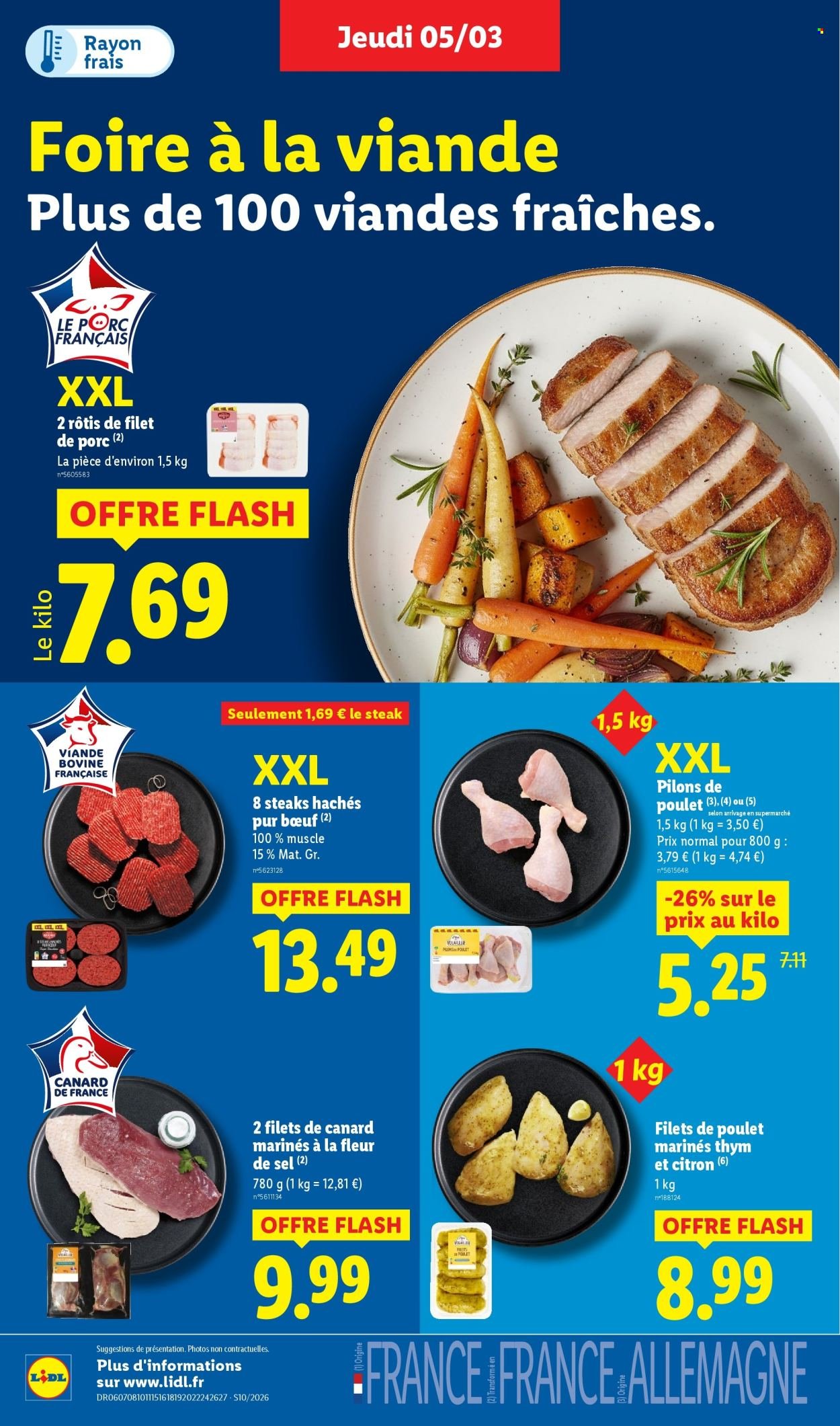 Catalogue LIDL - Les promos de la semaine (2026-03-05 - 2026-03-11)