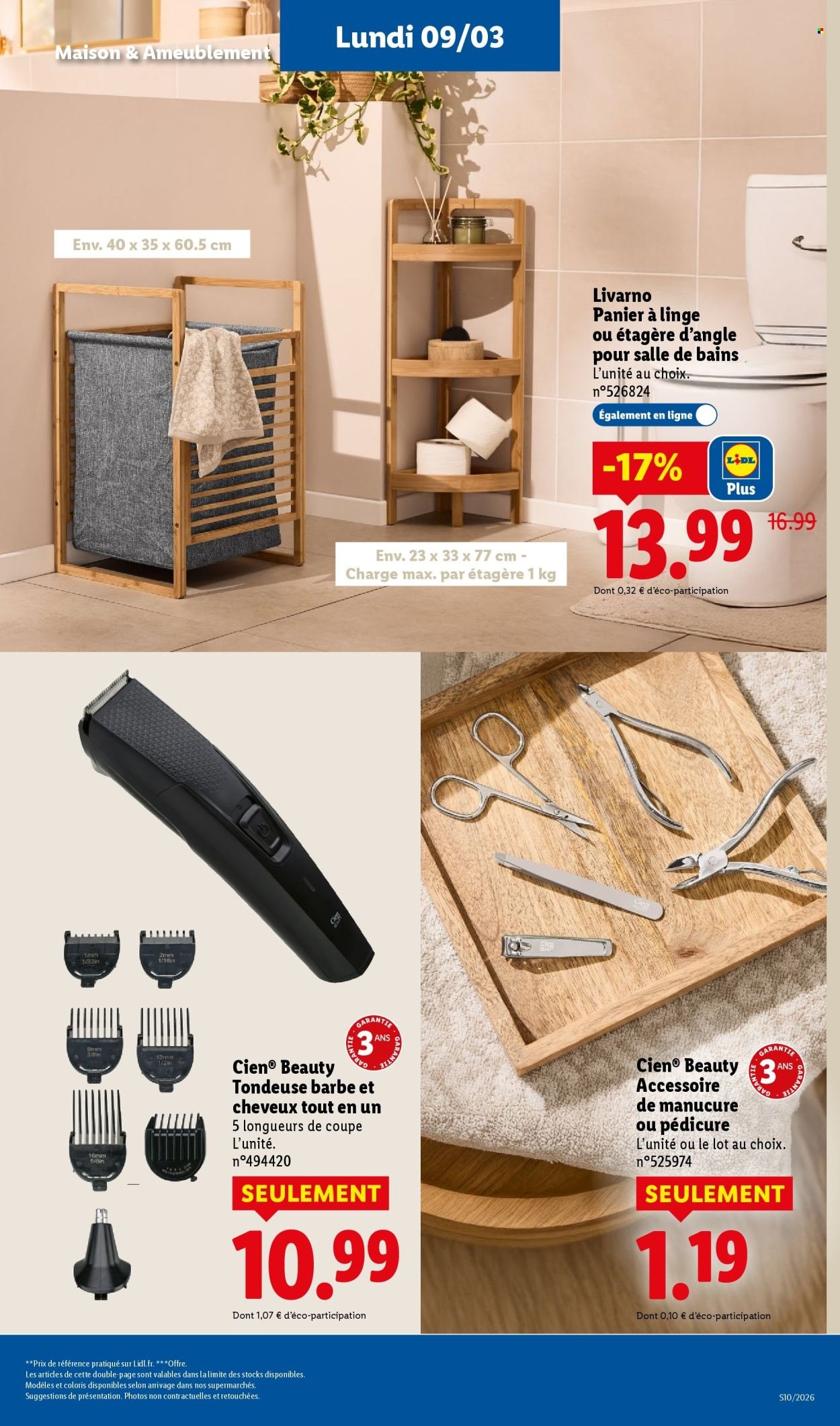 Catalogue LIDL - Les promos de la semaine (2026-03-05 - 2026-03-11)
