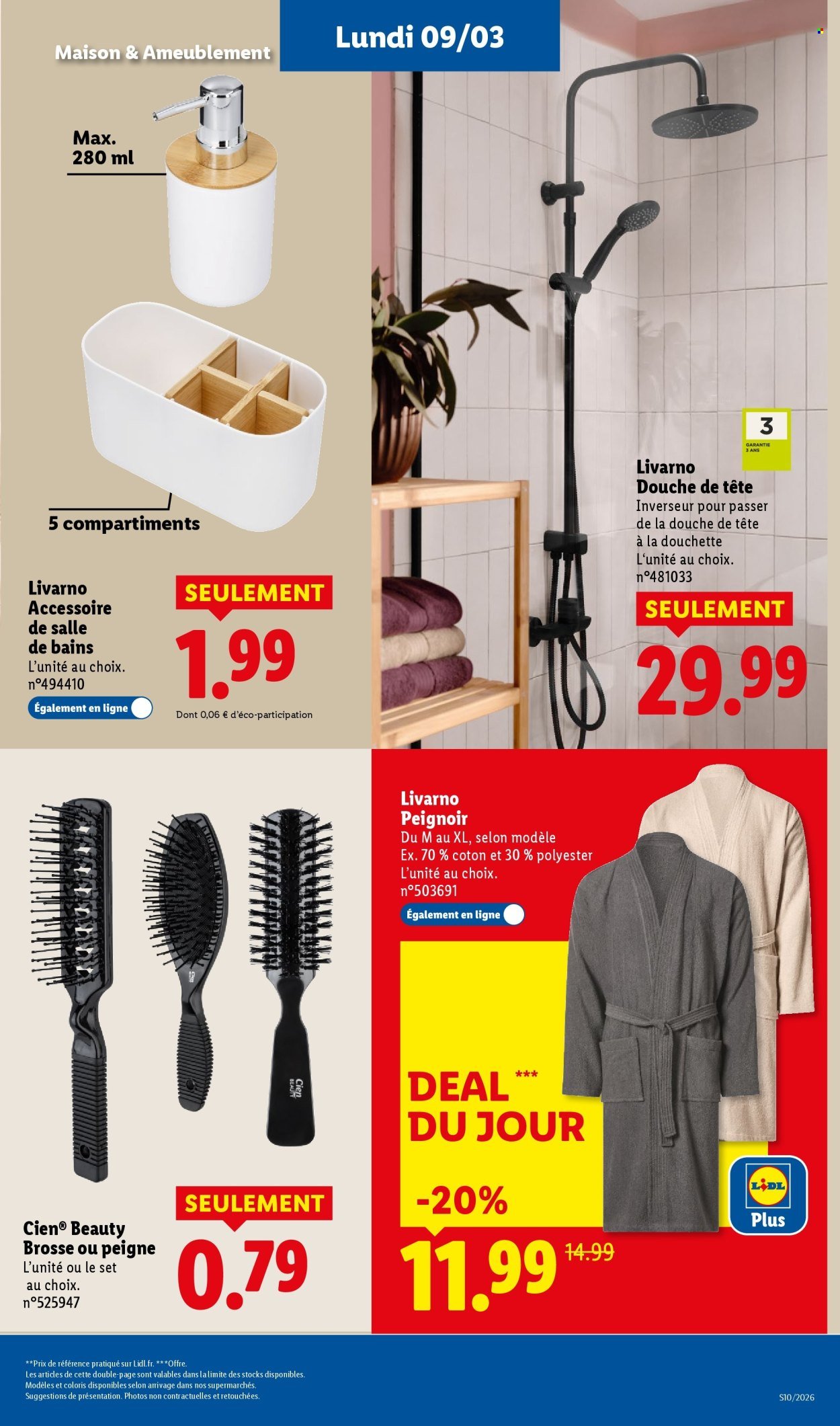 Catalogue LIDL - Les promos de la semaine (2026-03-05 - 2026-03-11)