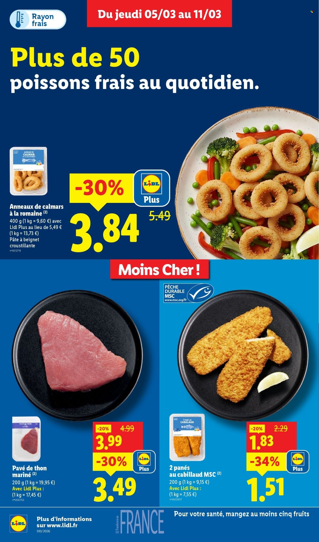 Catalogue LIDL - Les promos de la semaine (2026-03-05 - 2026-03-11)