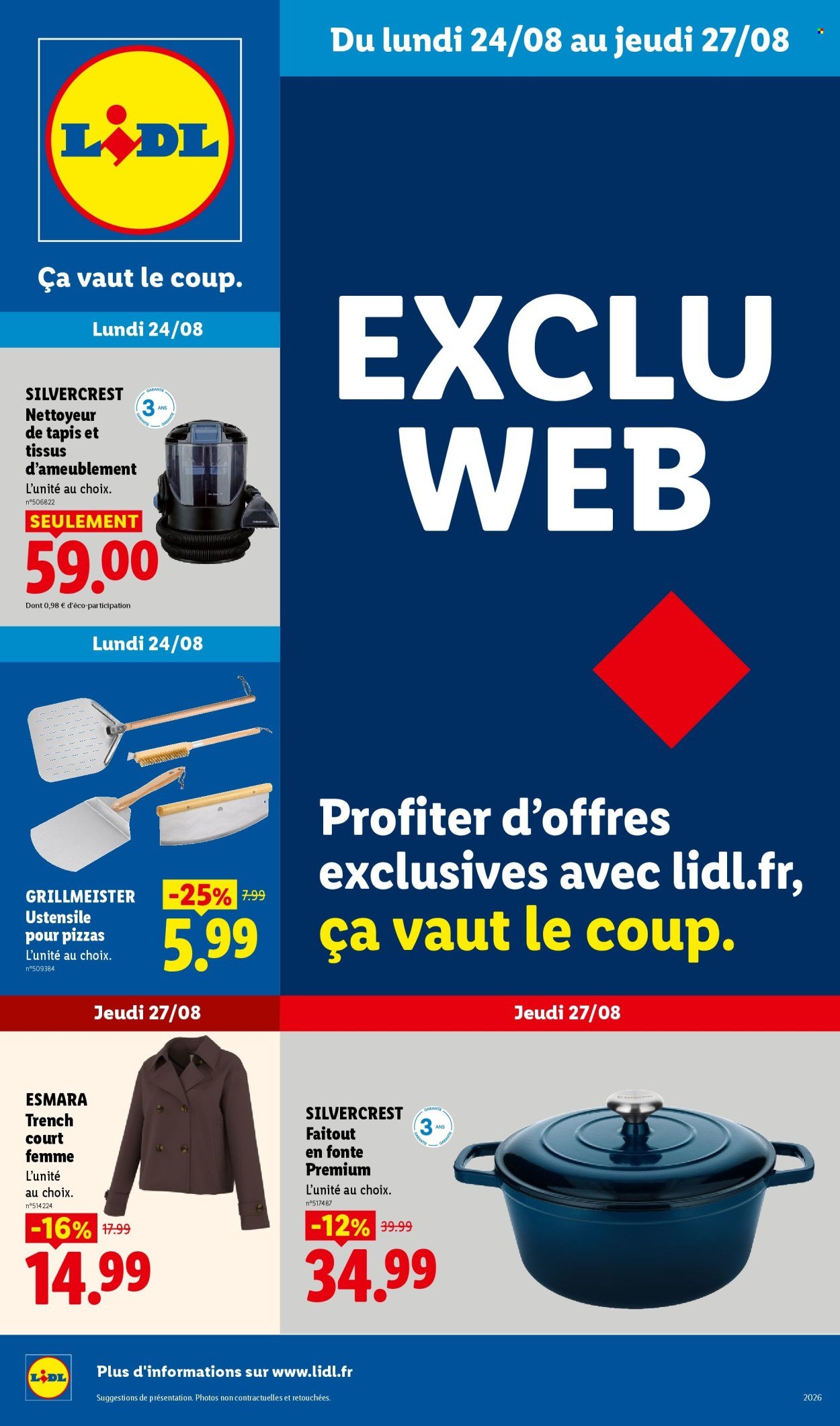 Catalogue LIDL - Les Exclus Web de la semaine