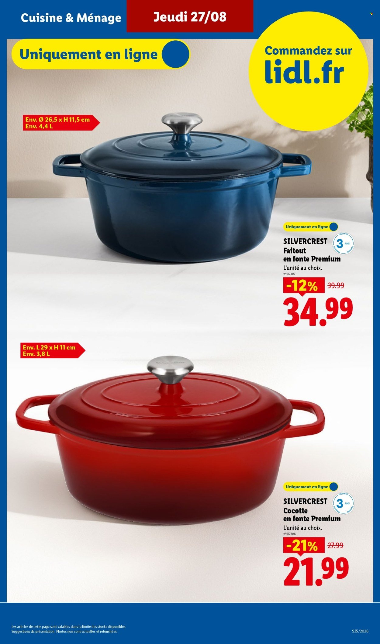 Catalogue LIDL - Les Exclus Web de la semaine