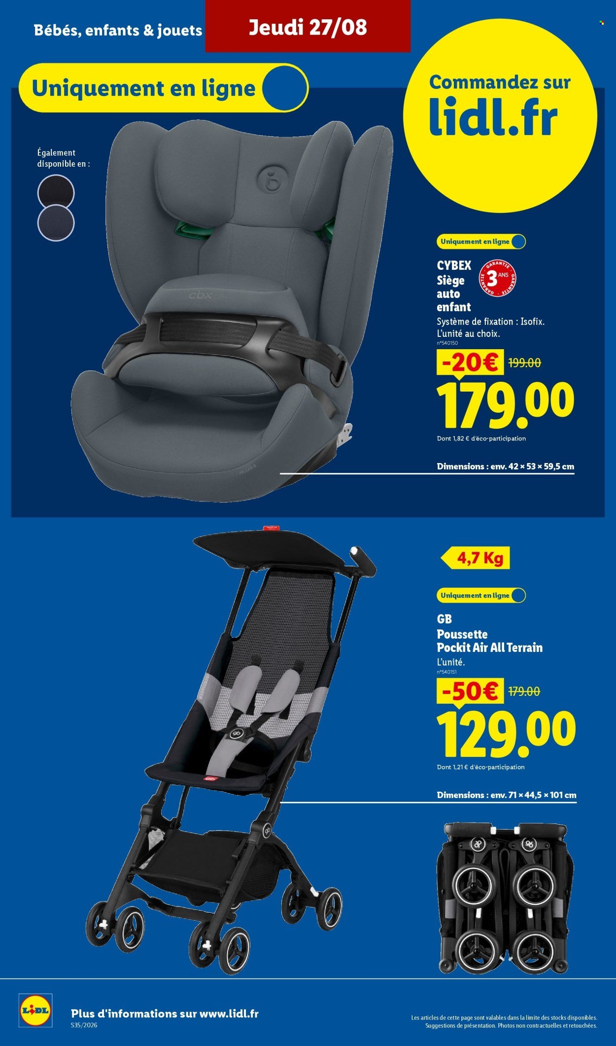 Catalogue LIDL - Les Exclus Web de la semaine