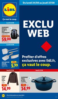 Catalogue LIDL - Les Exclus Web de la semaine