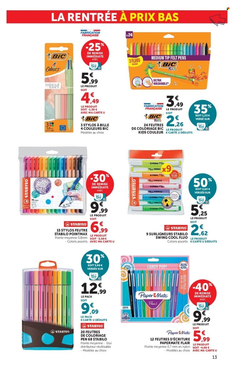 Catalogue SUPER U - La rentrée à prix bas