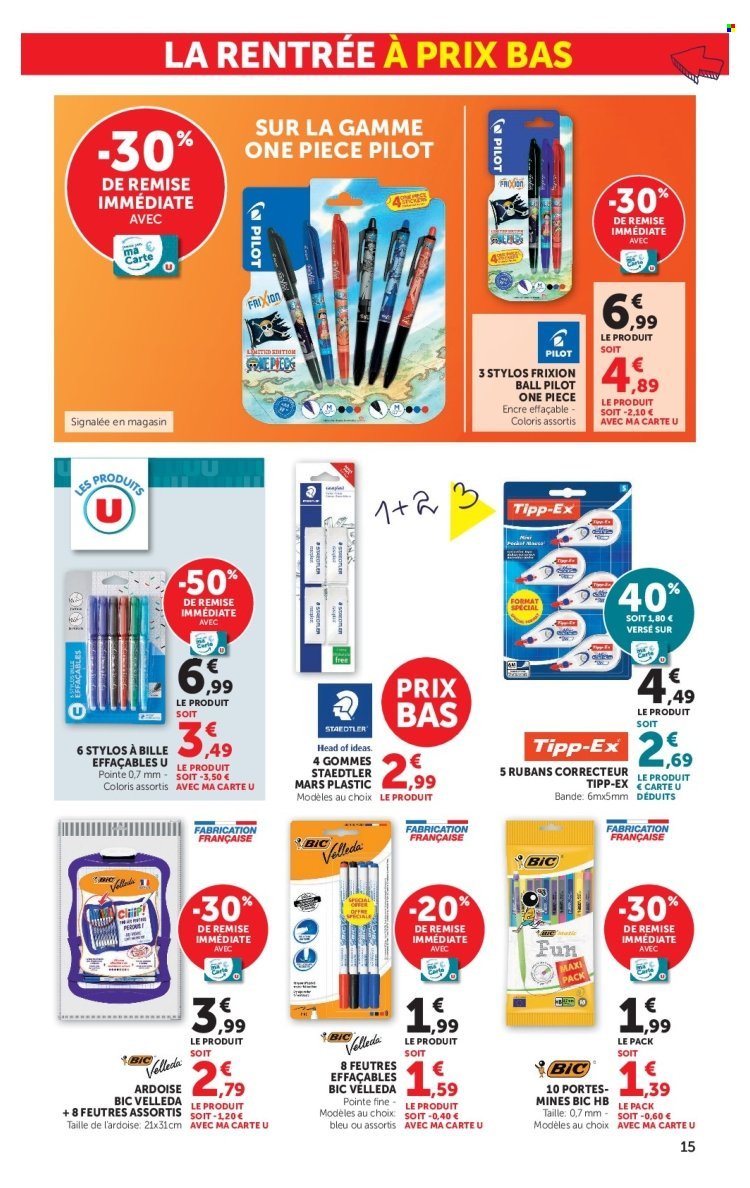 Catalogue SUPER U - La rentrée à prix bas