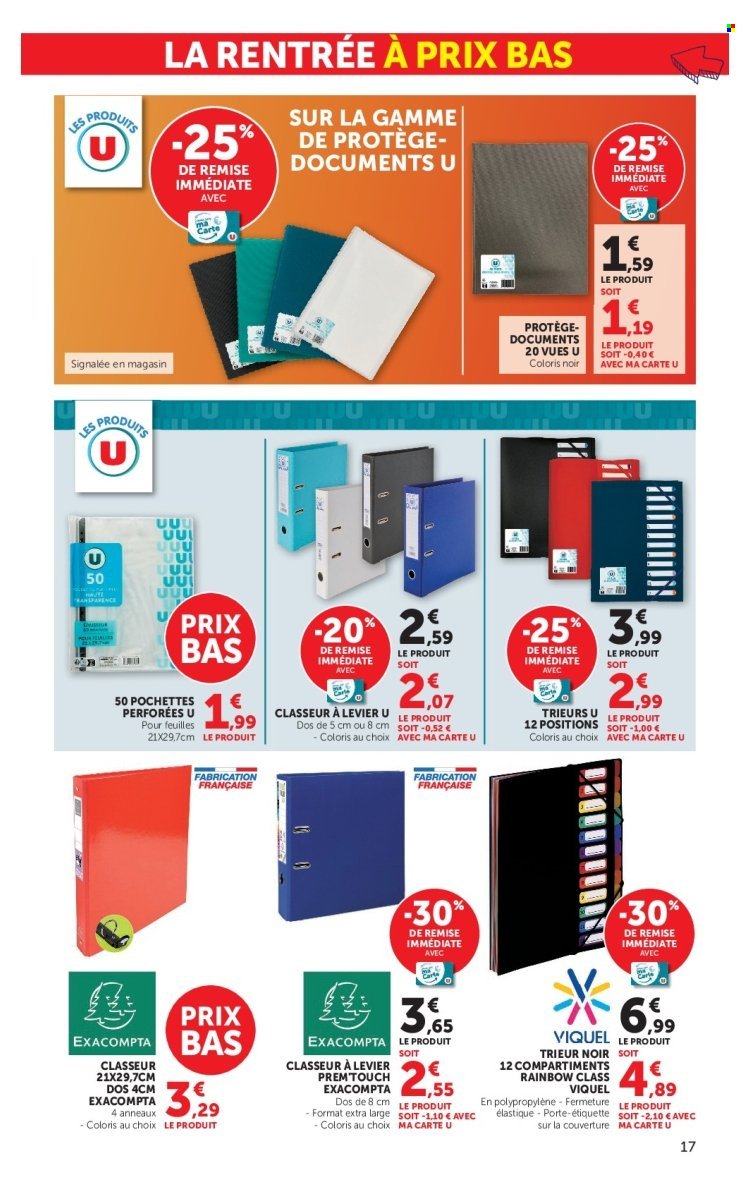 Catalogue SUPER U - La rentrée à prix bas