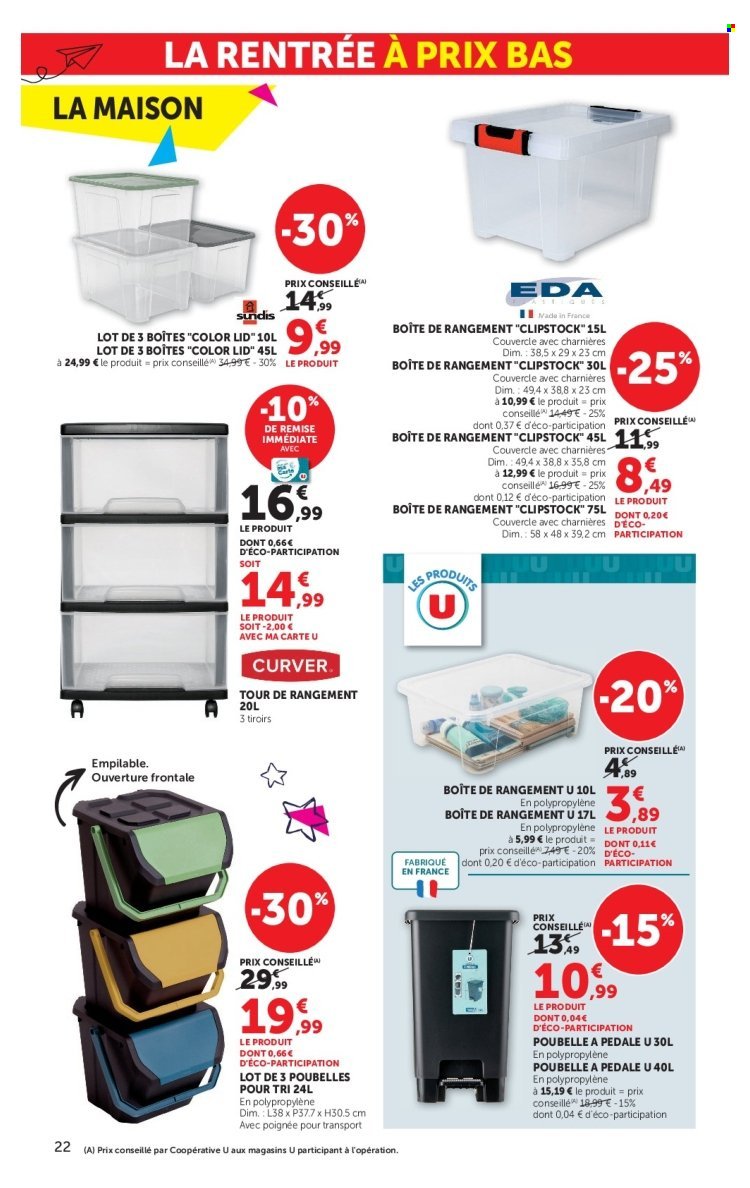 Catalogue SUPER U - La rentrée à prix bas