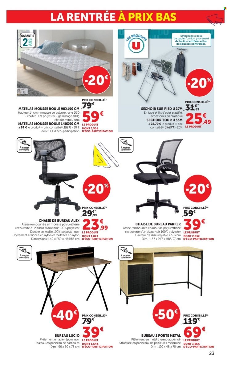 Catalogue SUPER U - La rentrée à prix bas
