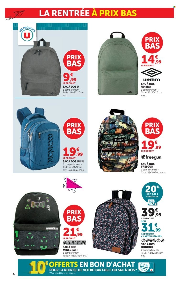 Catalogue SUPER U - La rentrée à prix bas