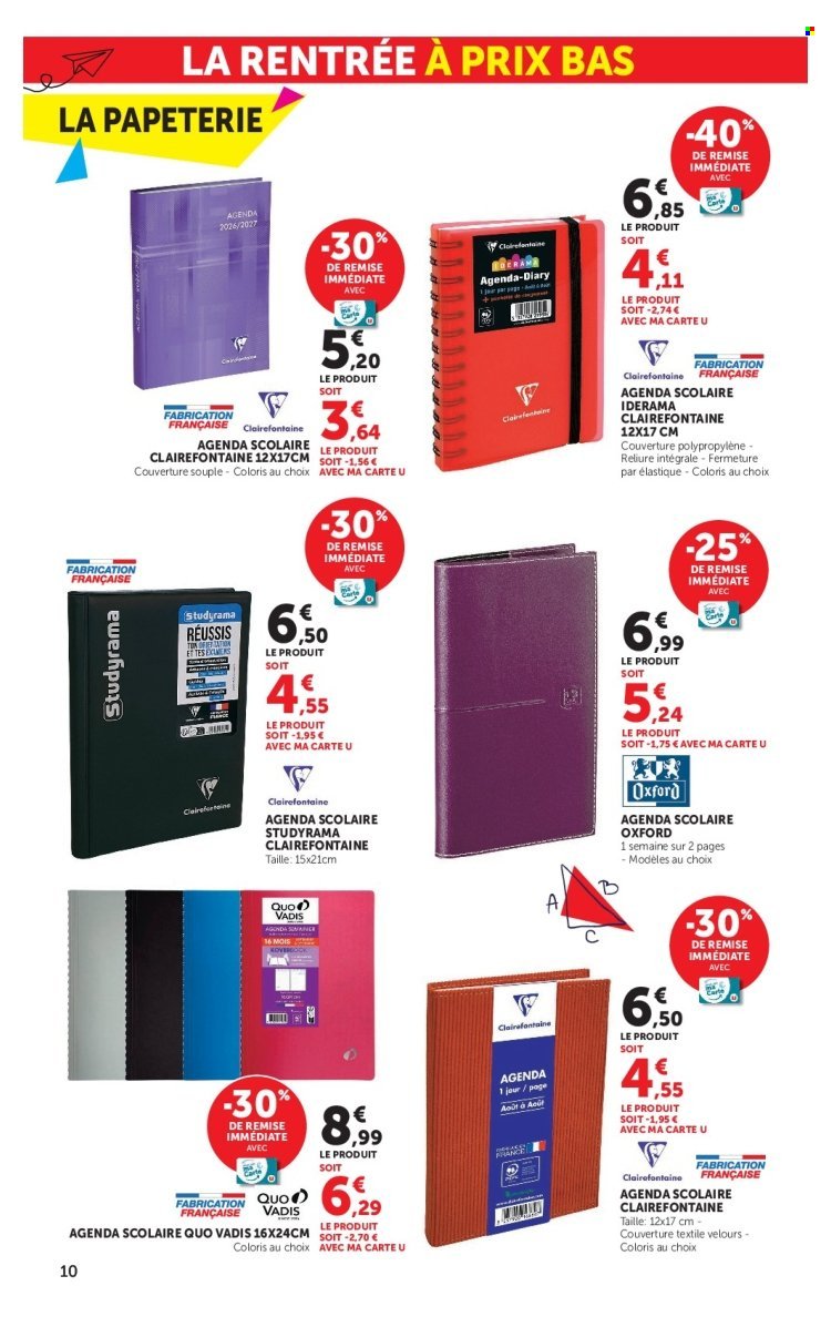 Catalogue SUPER U - La rentrée à prix bas