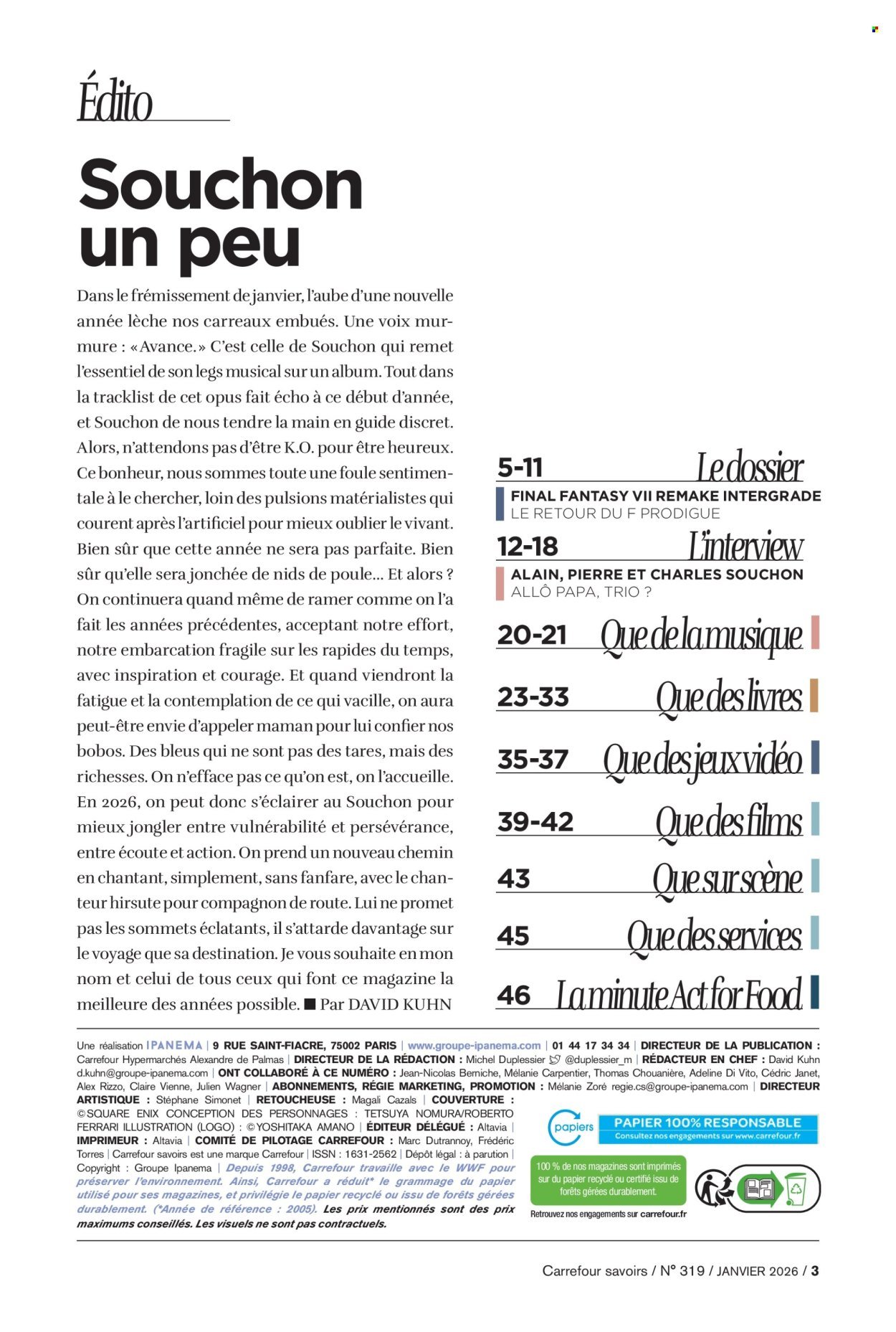 Catalogue CARREFOUR - A CHACUN SA CULTURE