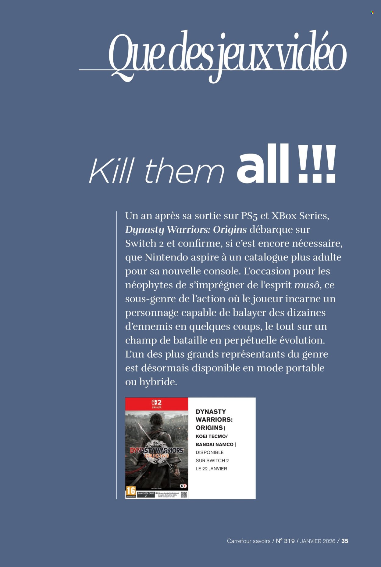 Catalogue CARREFOUR - A CHACUN SA CULTURE (2026-01-01 - 2026-01-31)