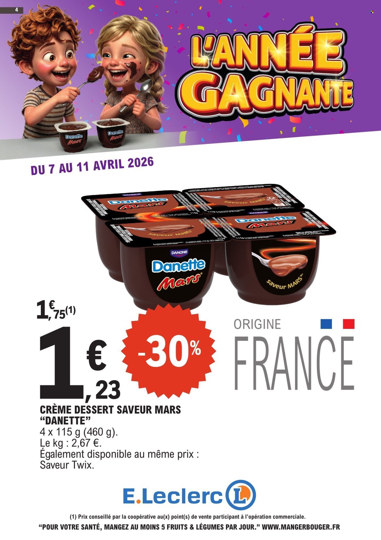 Catalogue E.LECLERC - Temps fort (2026-04-07 - 2026-04-11)