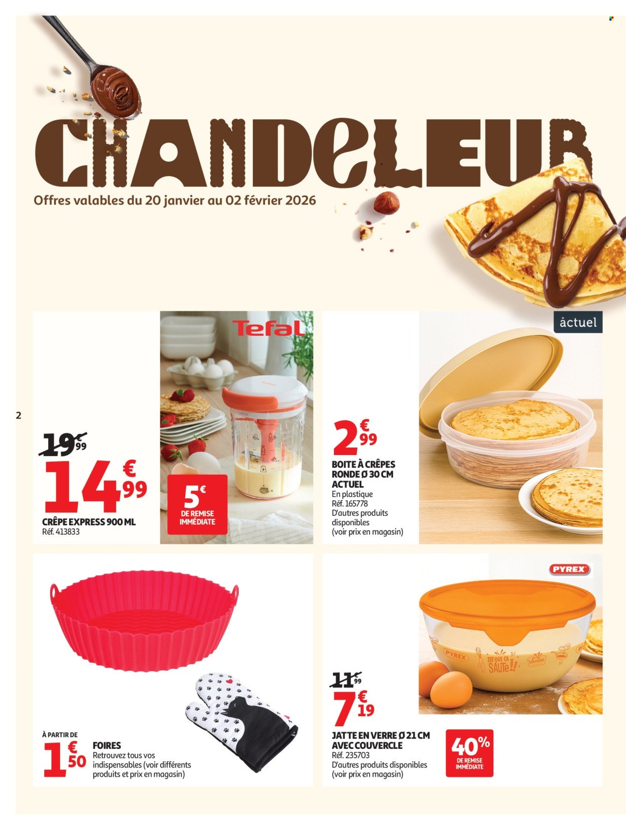 Catalogue AUCHAN - Chandeleur produits frais