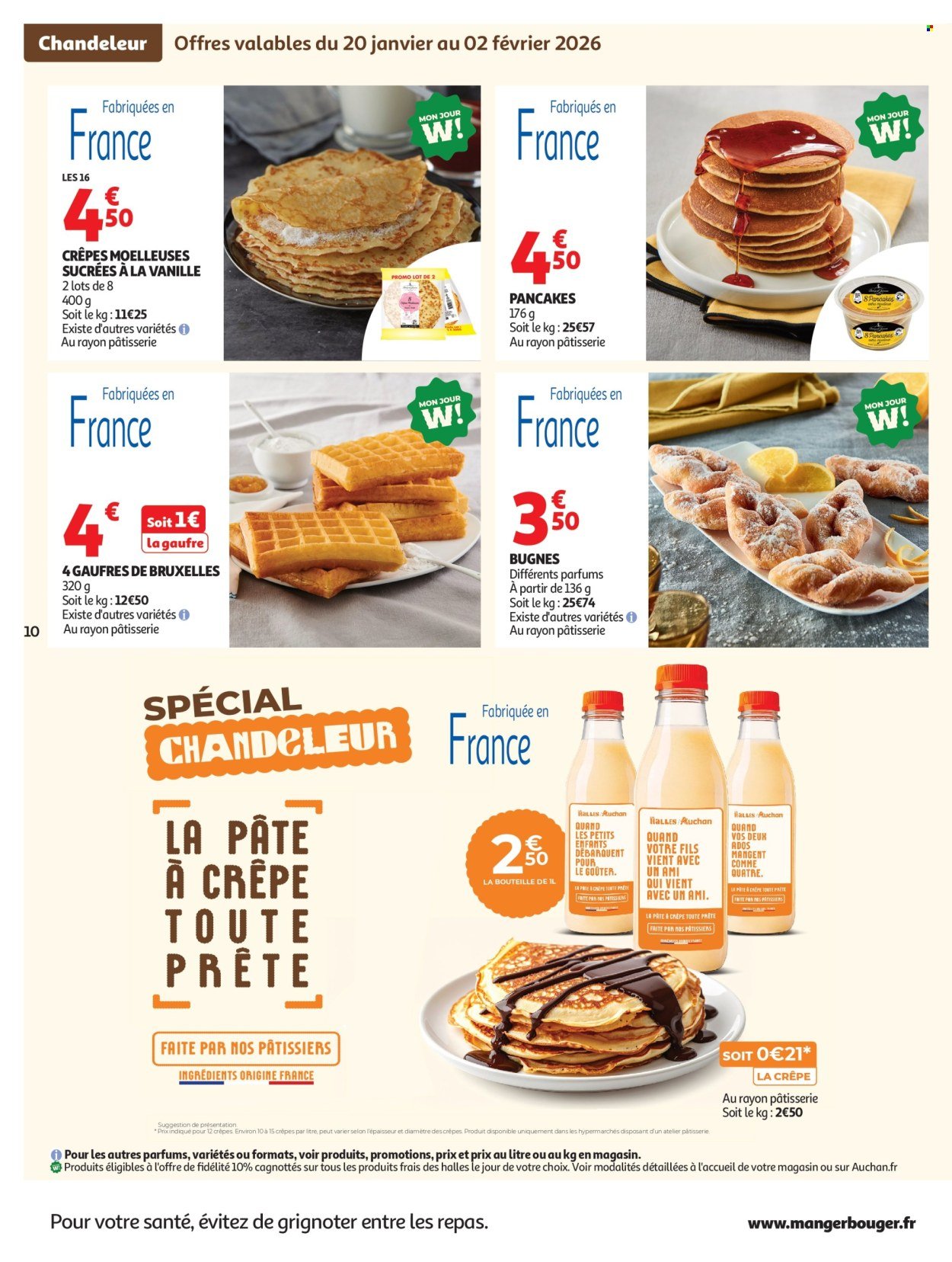 Catalogue AUCHAN - Chandeleur produits frais (2026-01-20 - 2026-02-01)