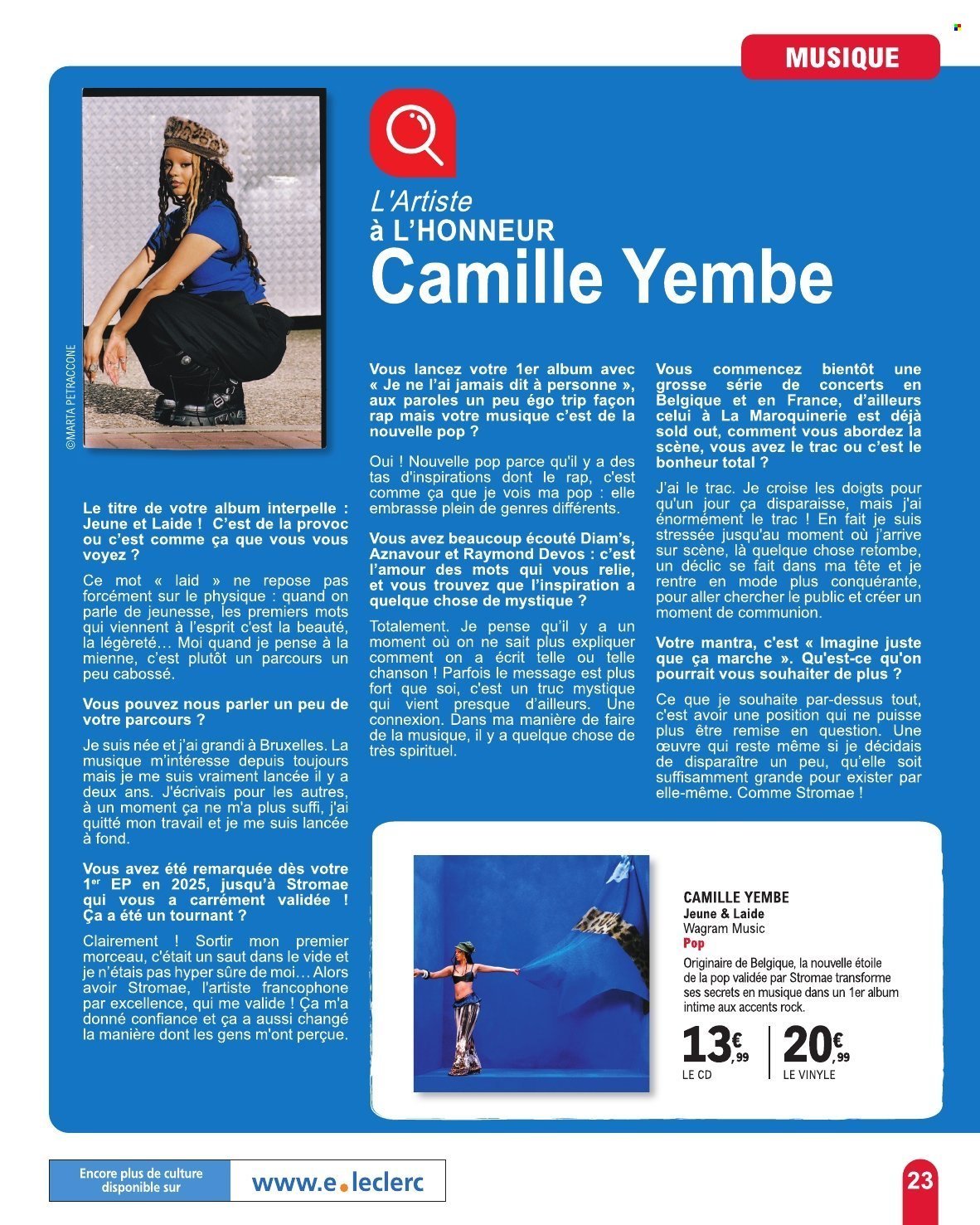 Catalogue E.LECLERC - CULTURISSIMO