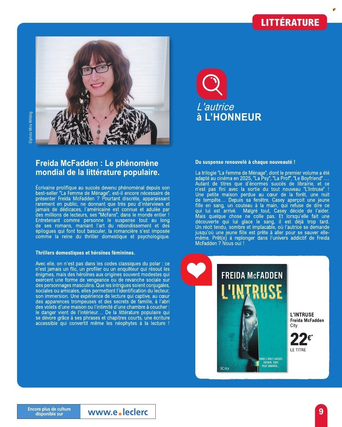 Catalogue E.LECLERC - CULTURISSIMO