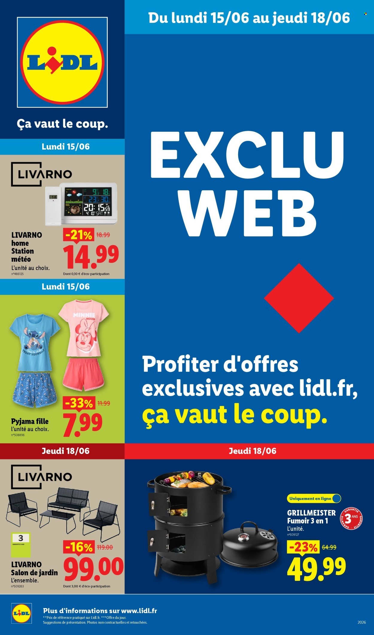 Catalogue LIDL - Les Exclus Web de la semaine