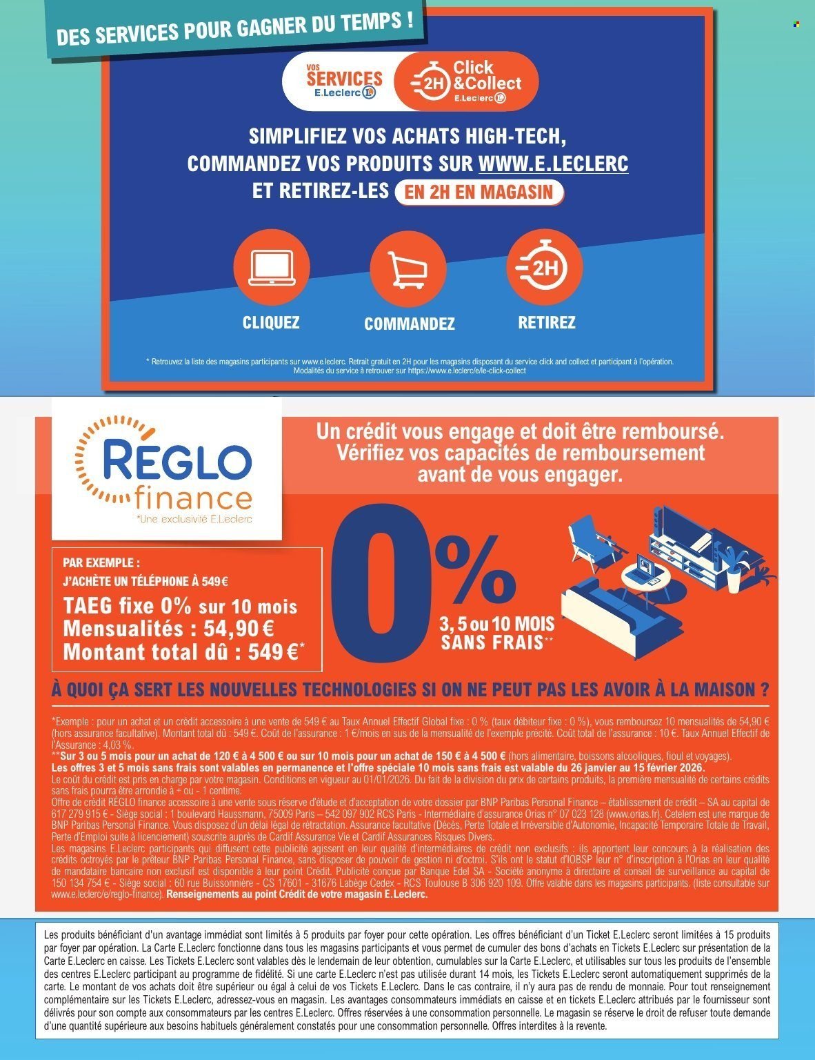 Catalogue E.LECLERC - TRAFIC HIGH TECH MICRO TELEPHONIE