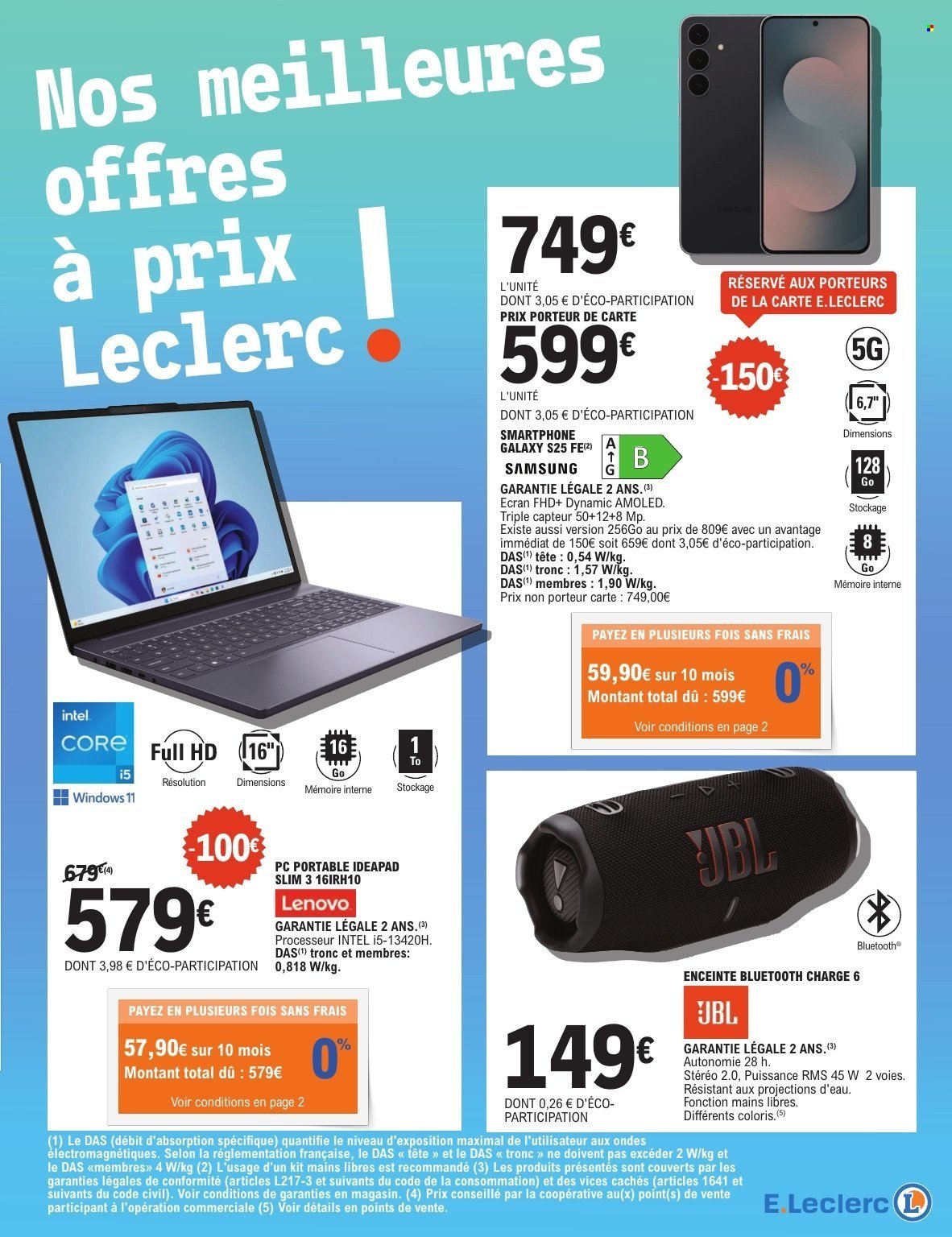 Catalogue E.LECLERC - TRAFIC HIGH TECH MICRO TELEPHONIE